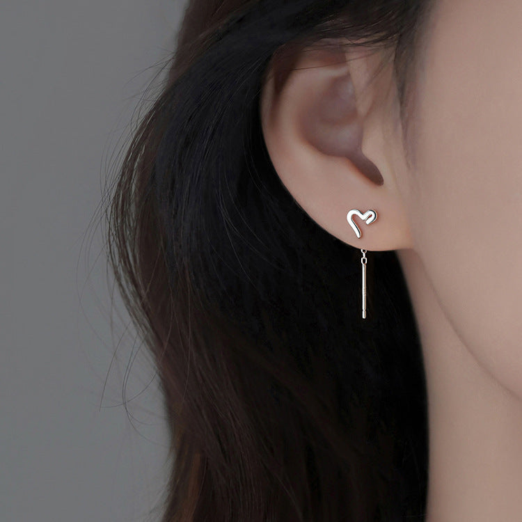 Women's Tassel Thread Simple Exquisite Small Versatile Light Luxury Minority High Rings
