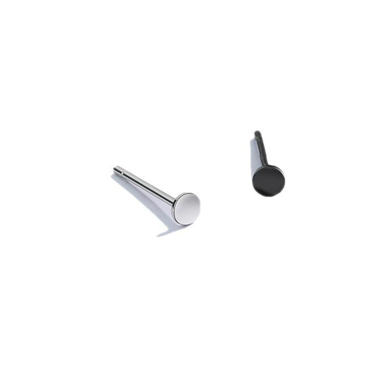 Women's & Men's Personality Simple Round Punk Trendy Niche Mini Stud Earrings