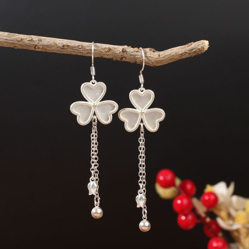 Ethnic Minority Style Handmade Miao Sier Earrings