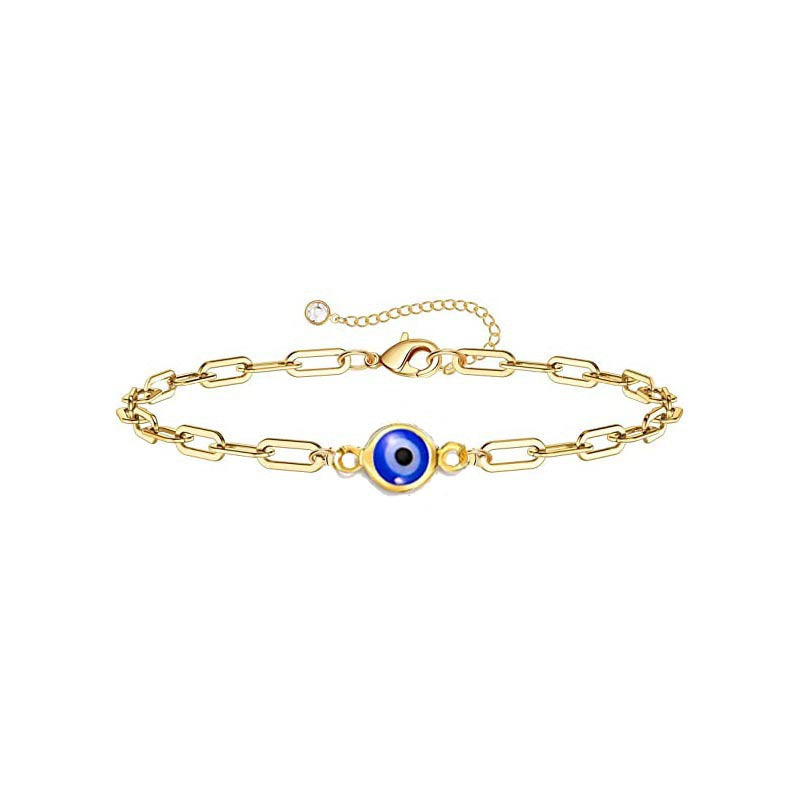 Turkish Devil's Eye Fashion Stainless Steel Blue Bracelets