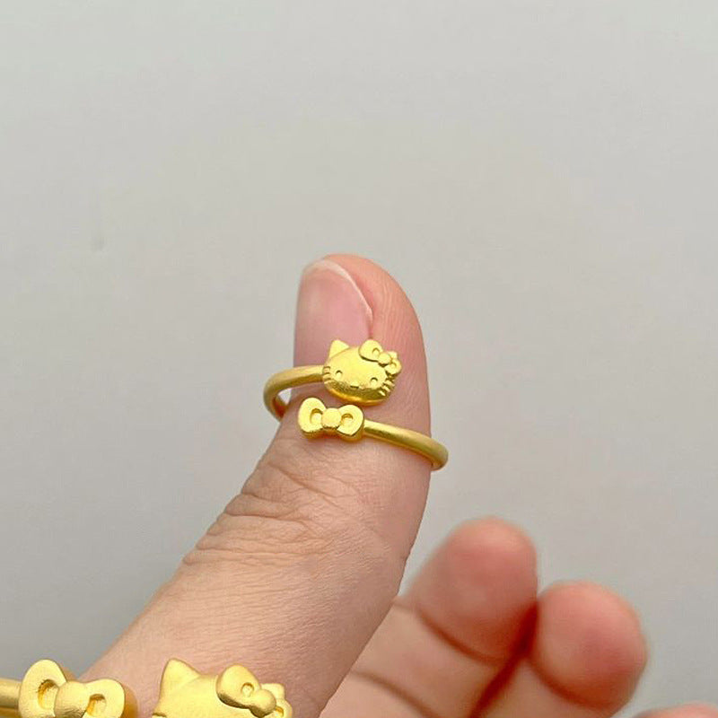 Cute Cartoon Index Finger Exquisite Versatile Ring