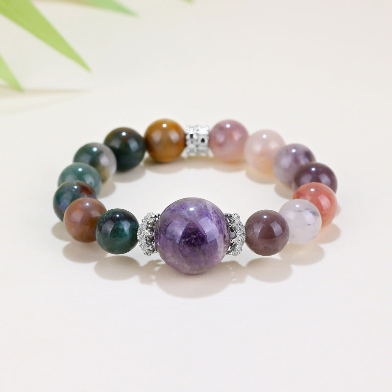 Women's & Men's Beaded For To Relieve Anxiety Natural Crystal Lucky Bracelet
