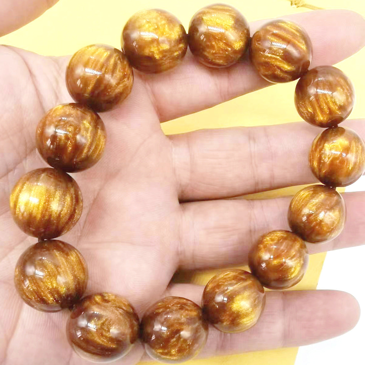 Willow Pagoda Single Circle Prayer Beads National Style Stall Resin Bracelet