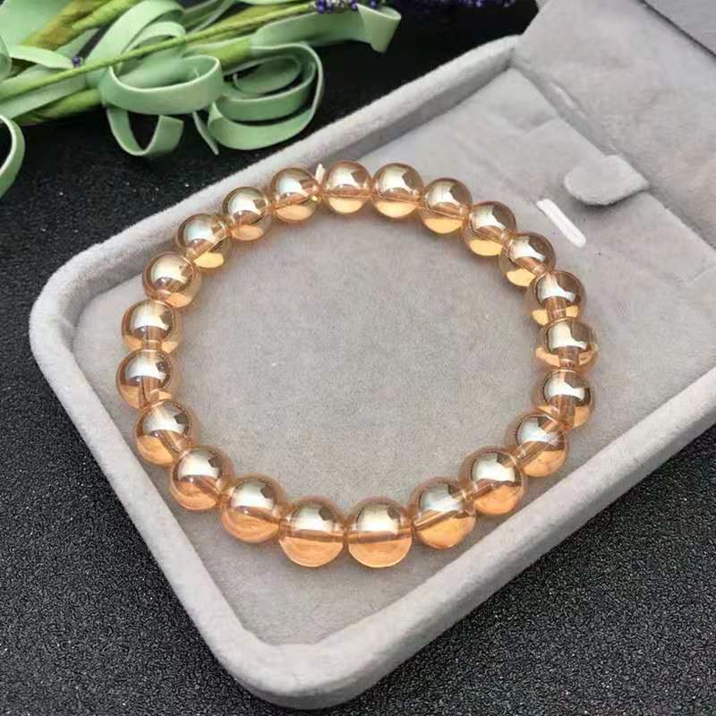 Glass Bead Imitation Knife Scraping Amber Bracelets