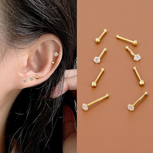 Women's & Men's Handmade Pure Earplugs Ear Bone Sleeping No Need To Take Earrings