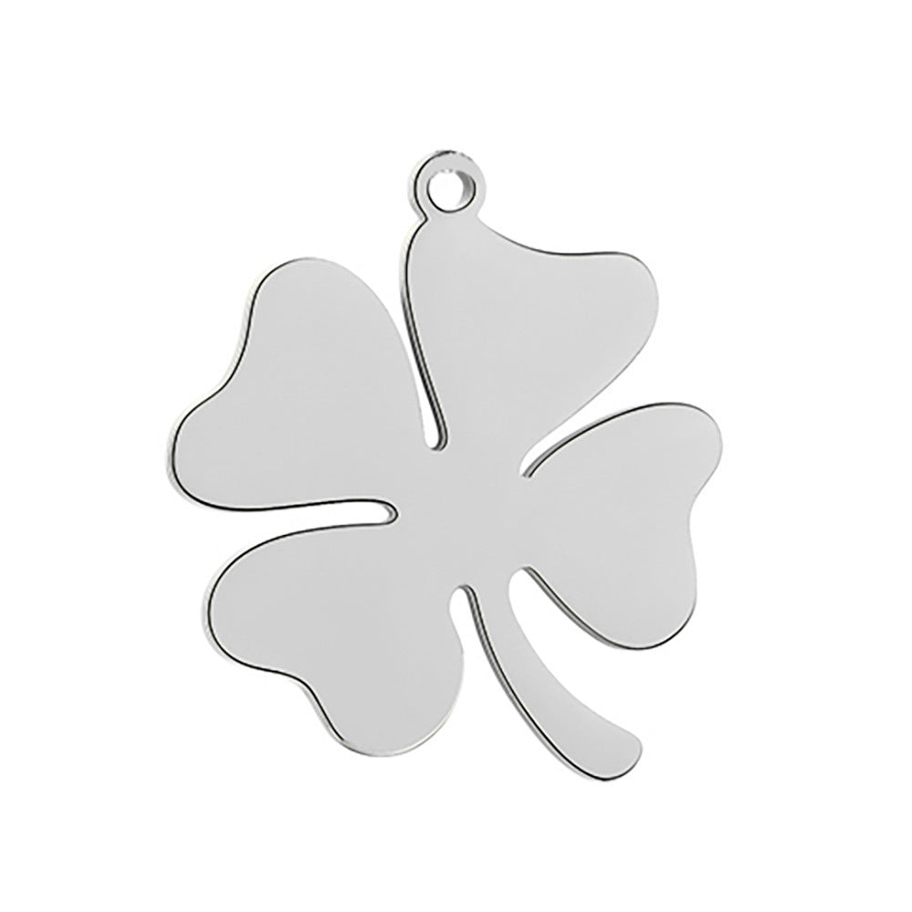 Hollow Tree Four-leaf Clover Plant Leaves Amulet Jewelry Pendants