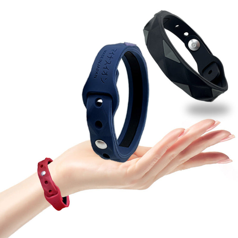 Women's & Men's Silicone Anion Outdoor Sports Balance Energy Bracelets
