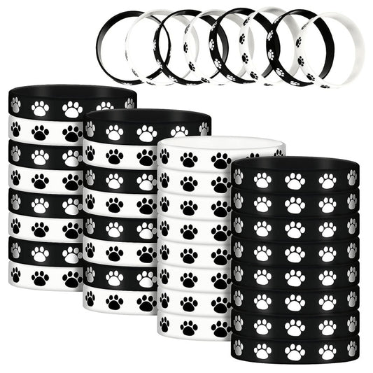 Caring Animal Festival Theme Party Event Rubber Printing Cute Cat Bracelets