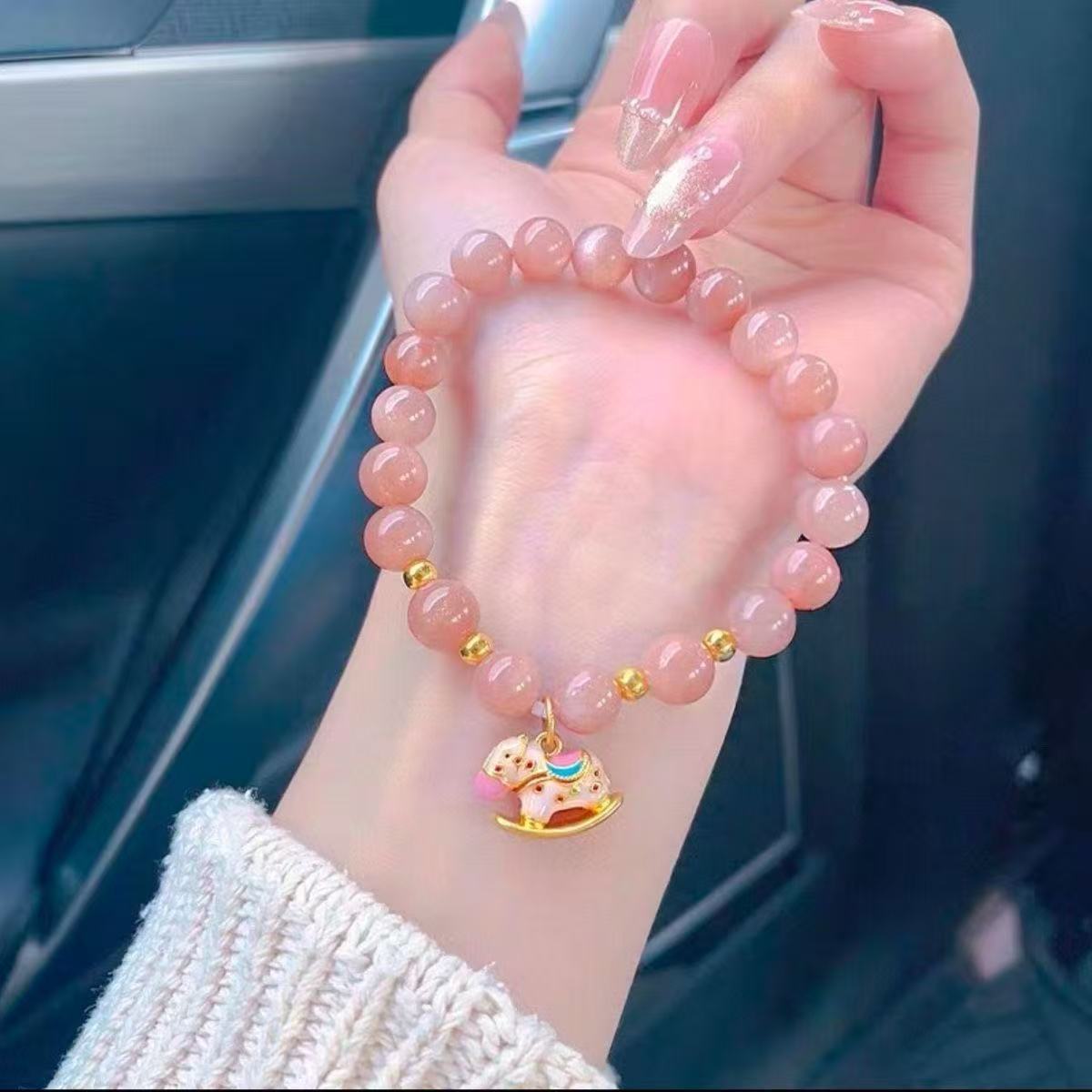 Sun Orange Life Female Style Light Luxury Advanced Exquisite Girlfriend Bracelet