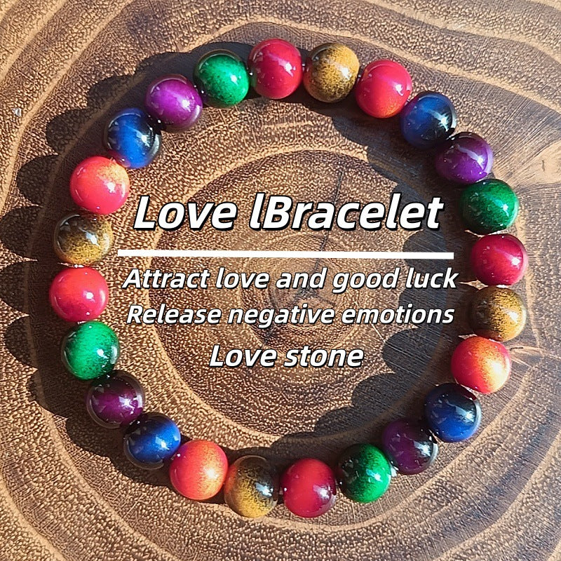 Glamorous Slouchy Attractive Natural Stone Crystal Bracelets