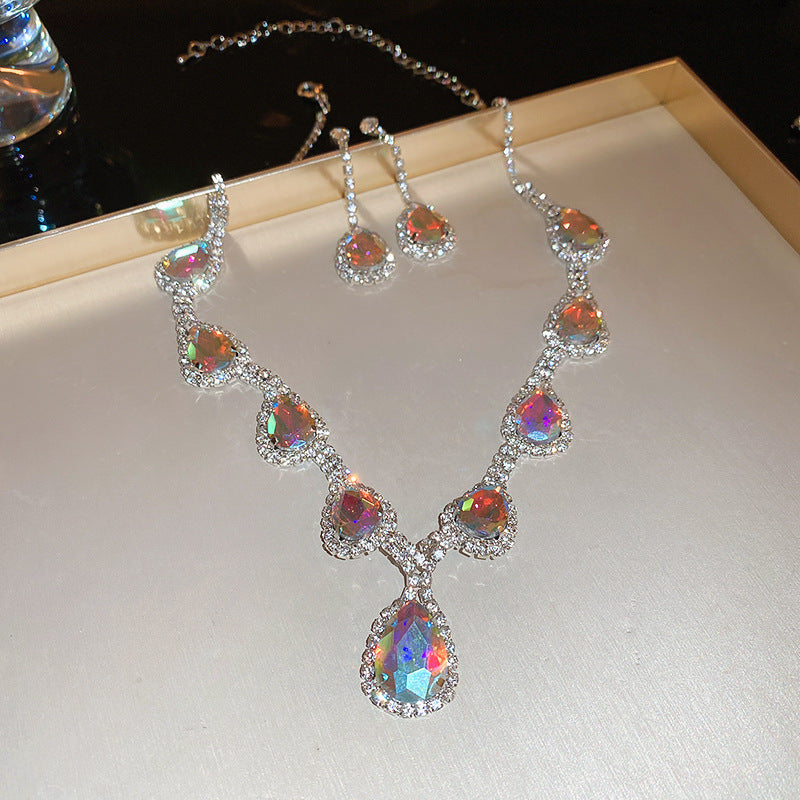 Elegant Drop Round Light Luxury Minority Necklaces