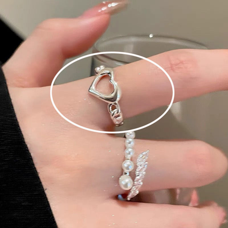 Mix Match Plain Sier Female Index Finger Rings