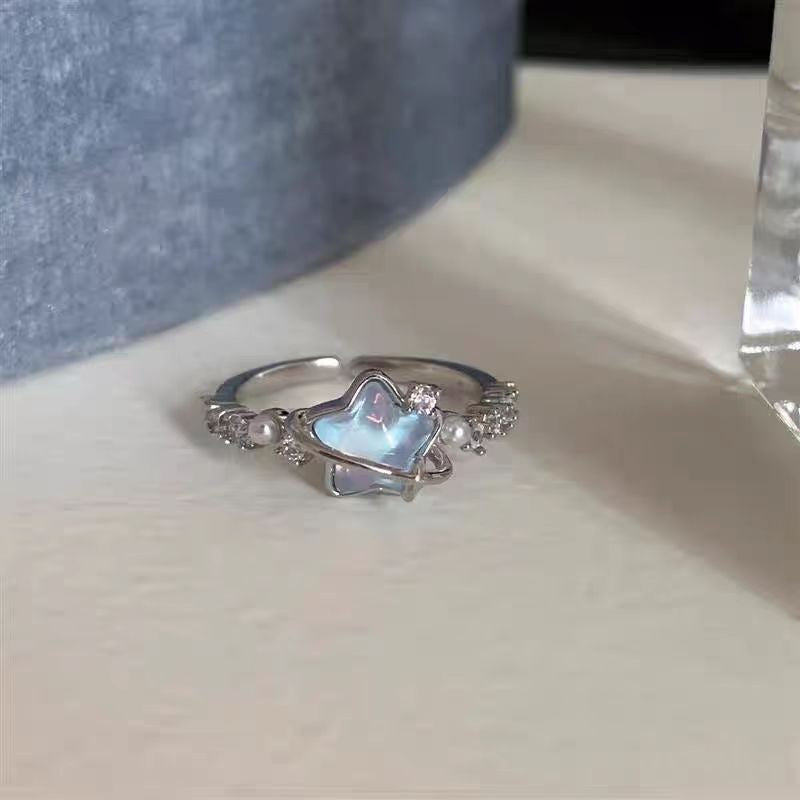 Women's Bow Tie Fashion Elegant Graceful Index Finger Light Luxury Minority Ring