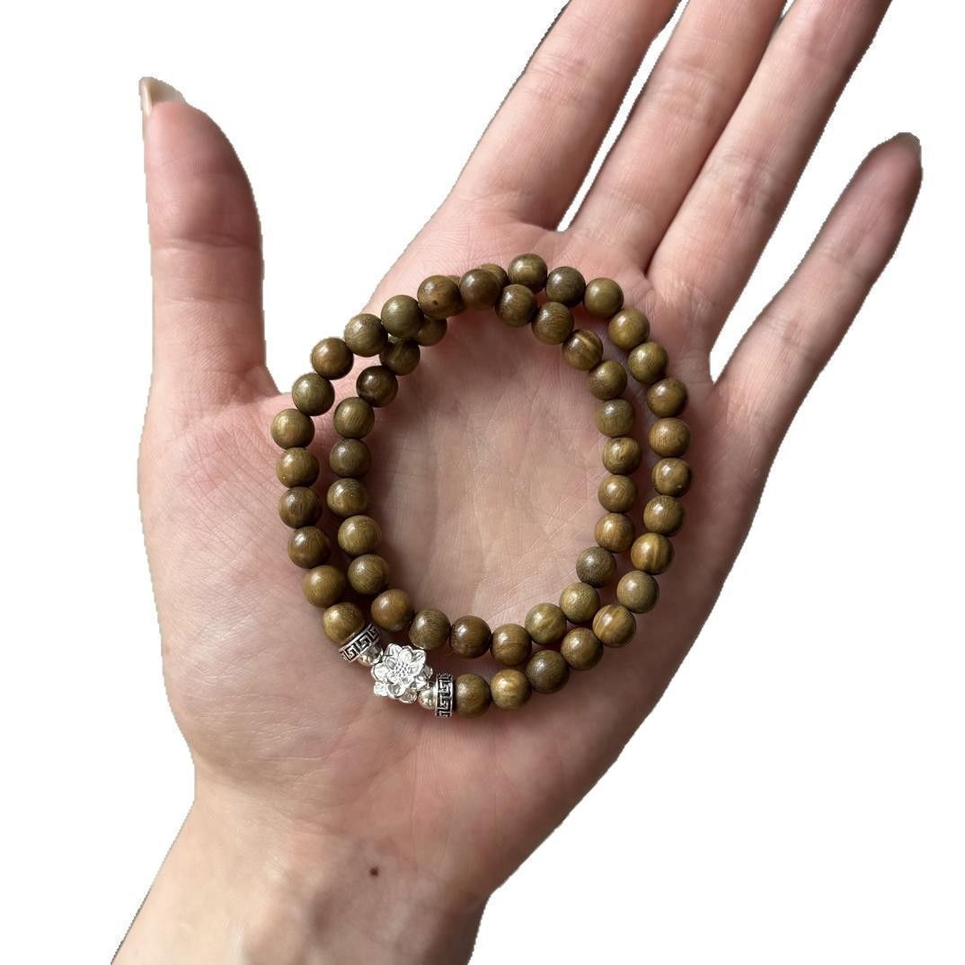 Circle Anemone Hand Toy Wooden Cultural Artifact Retro Easy Matching Bracelets