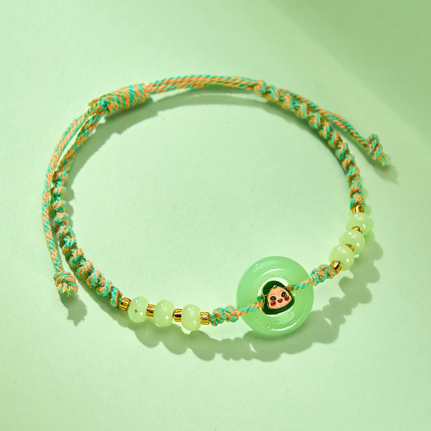 Rope Hand-woven Peace Buckle Carrying Strap Bracelet