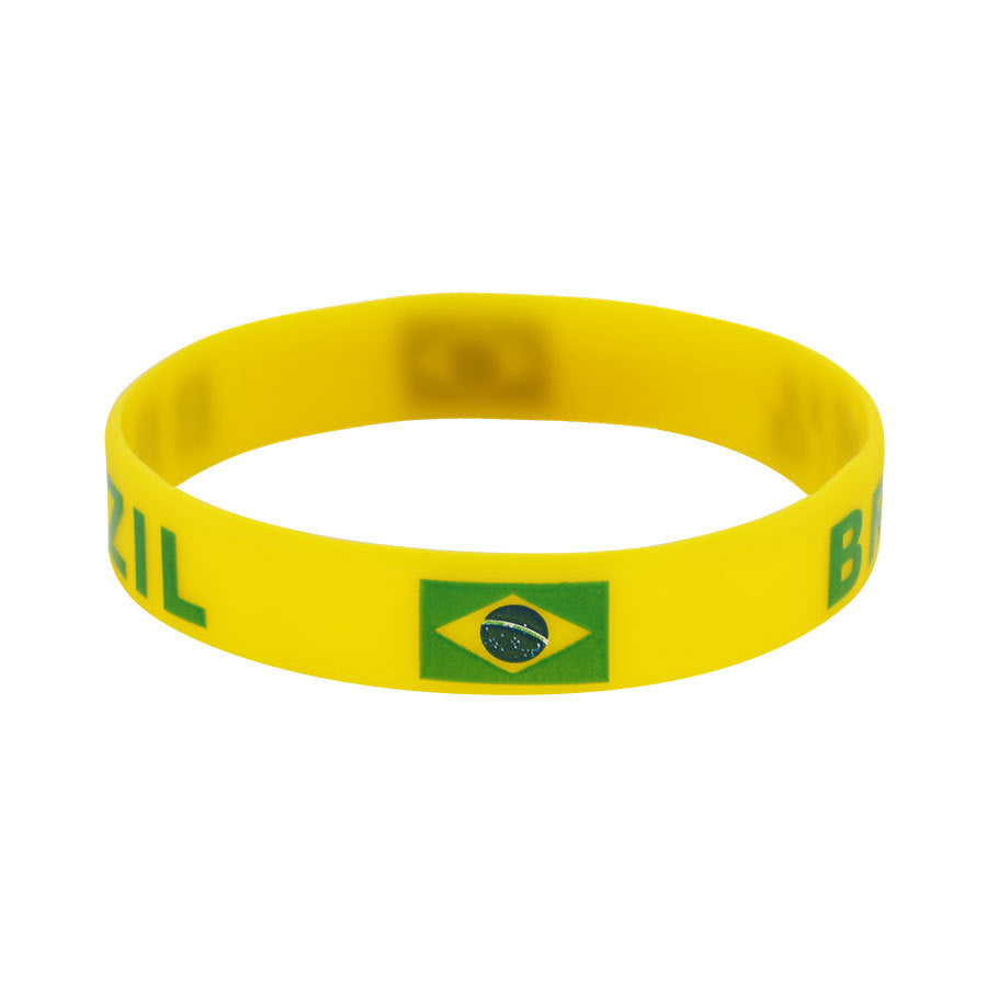 Cup Silicone National Team Canada Ink Flag Bracelets