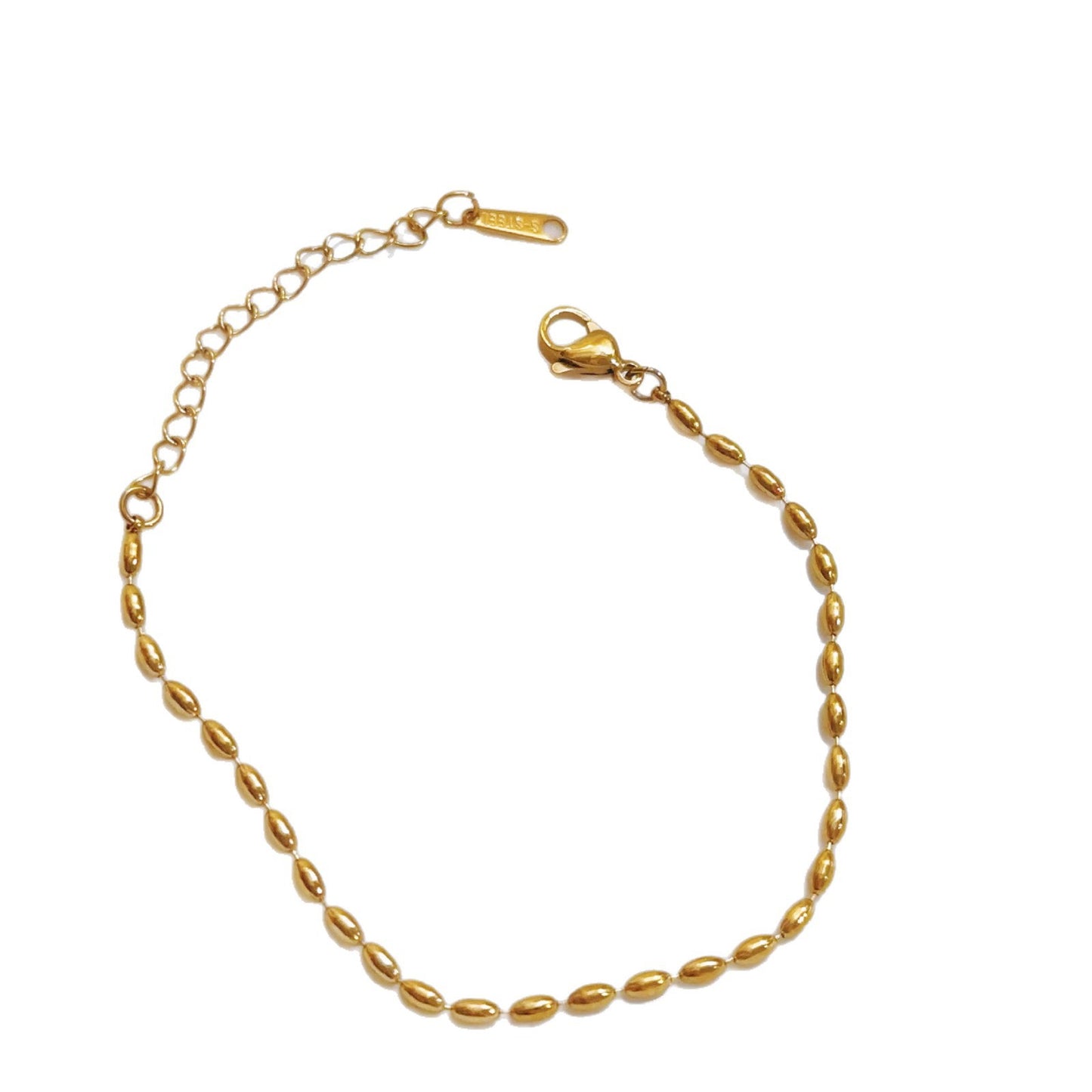 Simple Bead Light Luxury Stainless Steel Gold Does Not Fade Necklaces