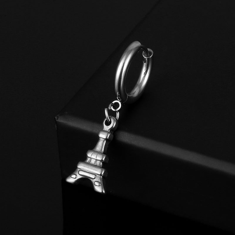 Classy Charming Titanium Steel Stainless Casting Ear Buckle