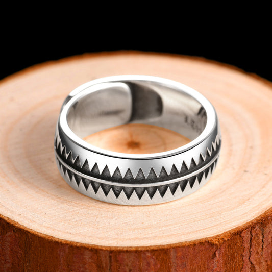 Men's Trendy Hip Hop Retro Hipster Punk Opening Ring
