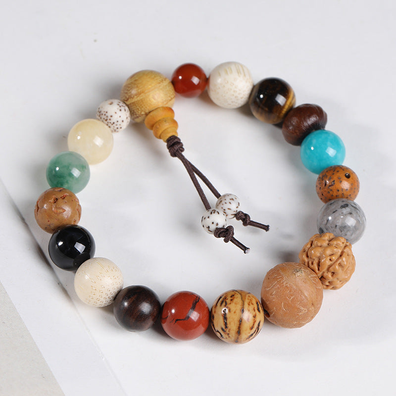 Alms Bowl Style Eighteen Prayer Beads String Decoration Bracelet
