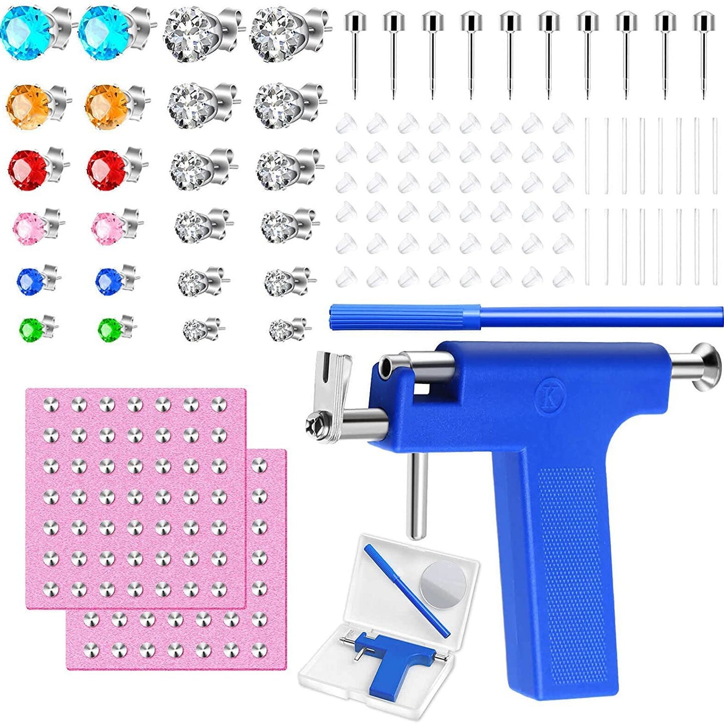 Get One's Ears Pierced Gun Adult Ear Piercing Stud Earrings