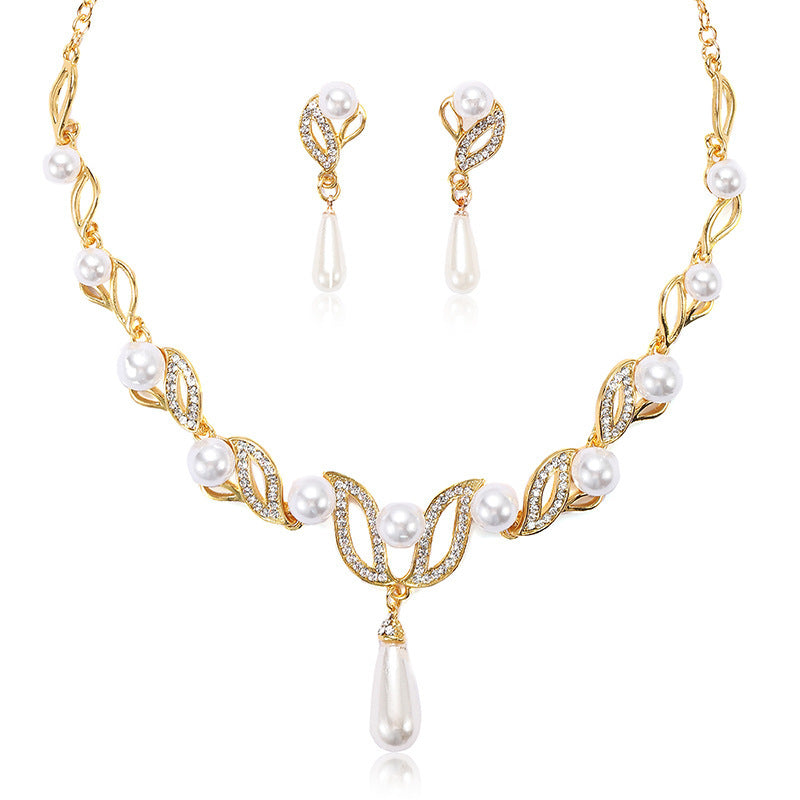 Unique Classic Stylish Cool Diamond Alloy Jewelry Set
