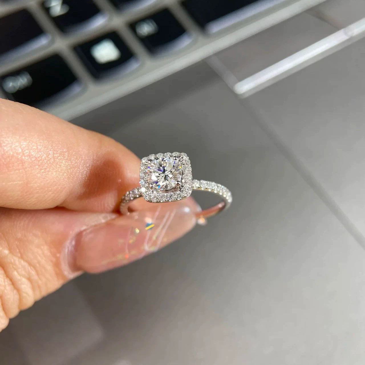 Pearl Zircon Butterfly Female Niche High-grade Light Luxury Couple Temperament Ring