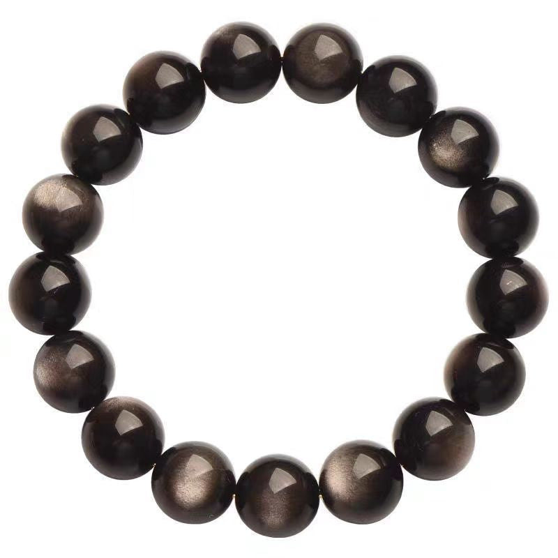 Women's & Men's Sier Stone Fashion National Auspicious Beast Gold Lion's Head Light Bracelets