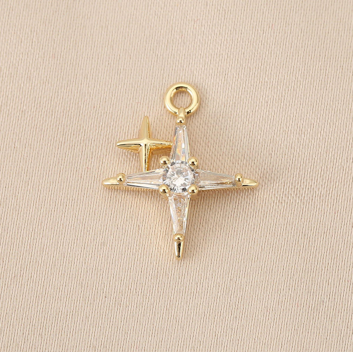 Cool Attractive Zircon Color Retaining Cross Jewelry Accessories