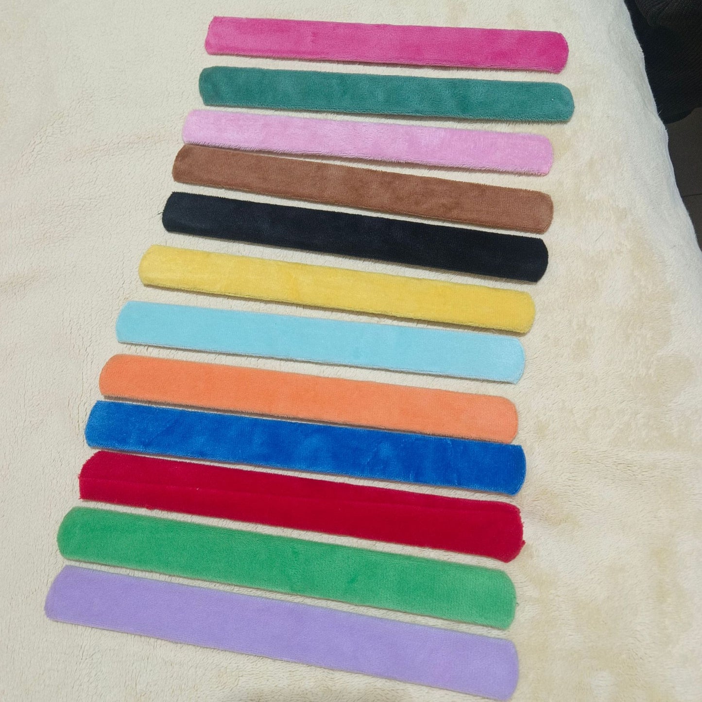 Children's Steel Sheet Slap Solid Color Cartoon Bracelet