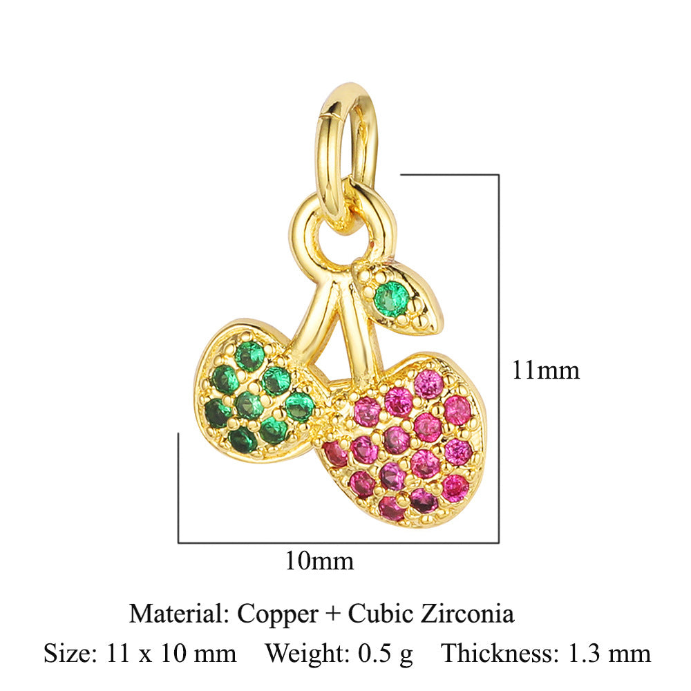 Cross Virgin Copper Zircon Boy Ornament Accessories Pendants