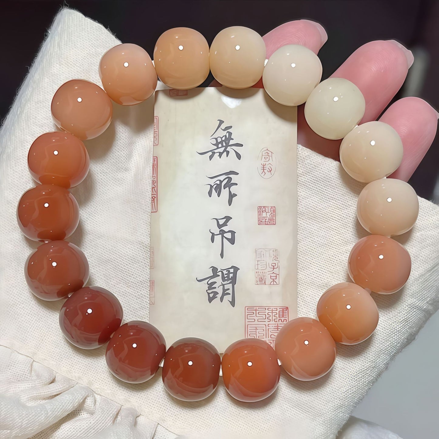 Natural Old Smoke Bodhi Female Version Pliable Temperament Seed Crafts Bracelet