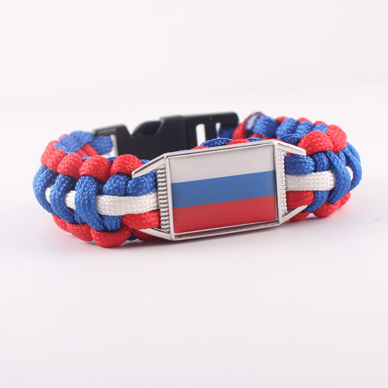 Italy World Cup National Flag Parachute Bracelets