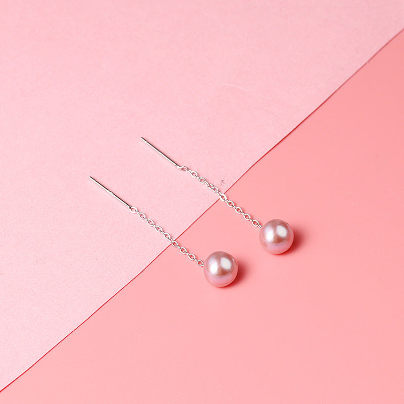 Natural Freshwater Pearl Simple Fashion Compact Ear Line