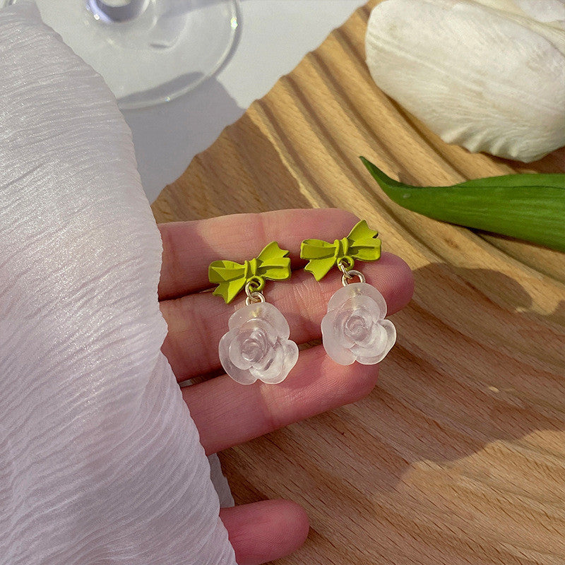 Women's Colorful Flower Summer Contrast Fresh Simple Rings