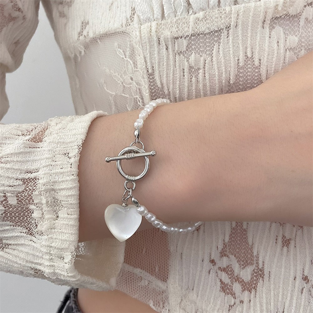 Fashion Vintage Pearl Letter Female Style Bracelets