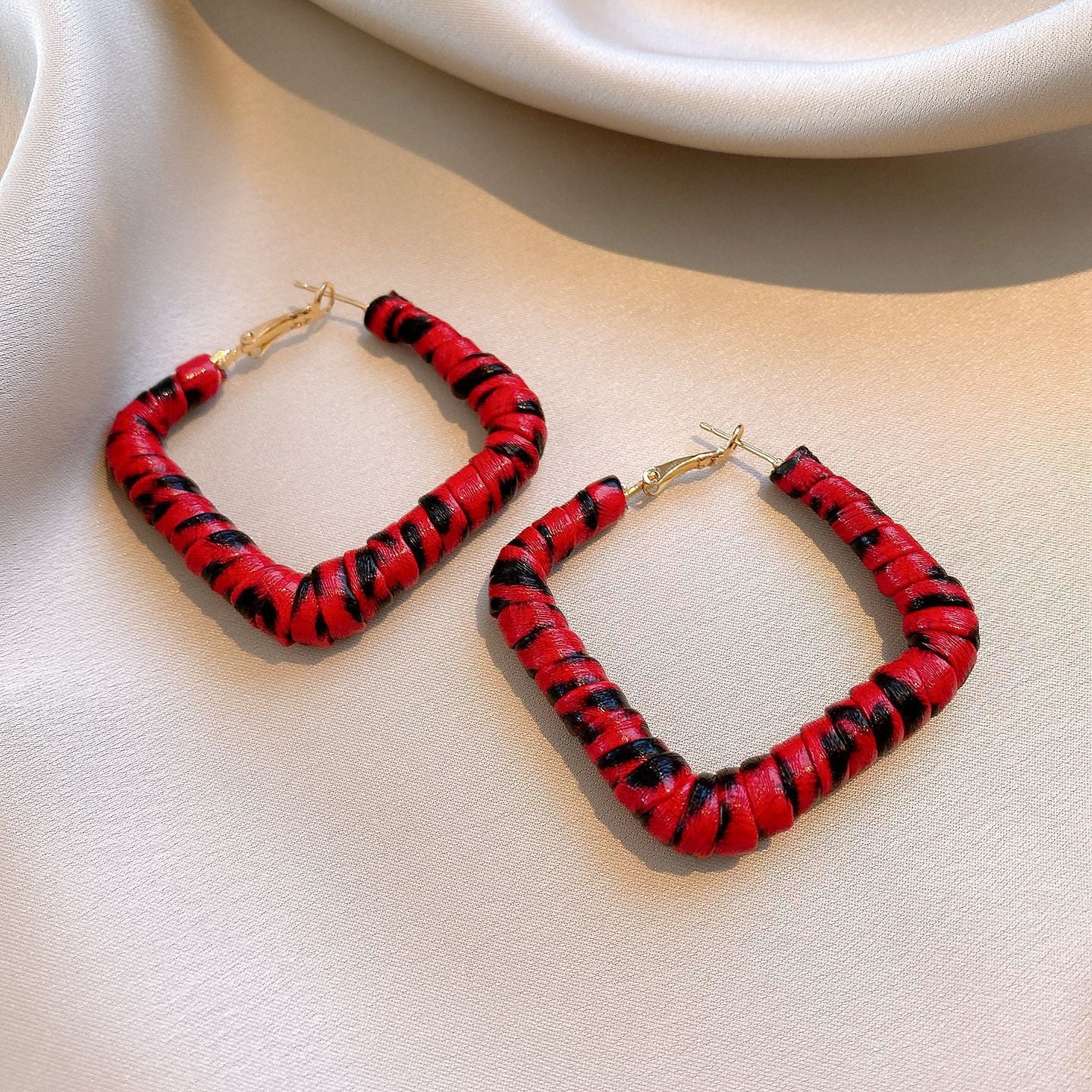 Women's Print Lovely Geometric Trendy Personality Light Luxury Earrings