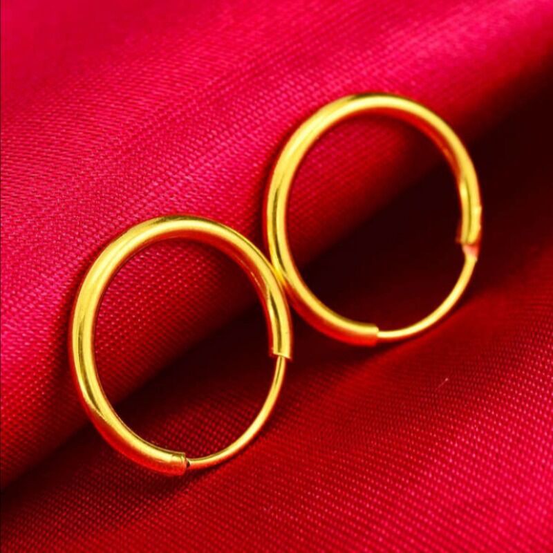 Gold Female Tassel No Color Fading Long Vietnam Earrings