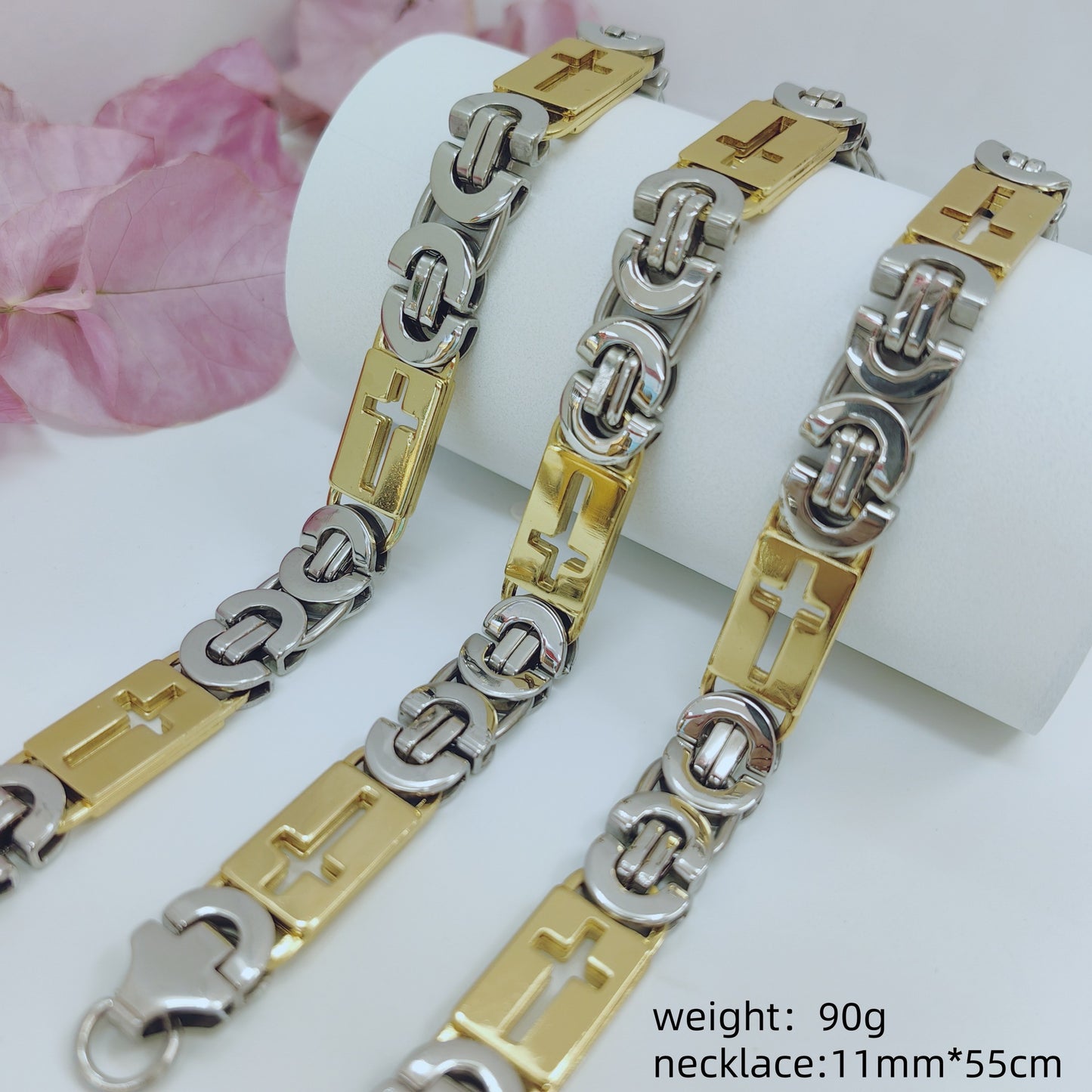 Fashion Trendy Unique Man's Stainless Steel Necklace