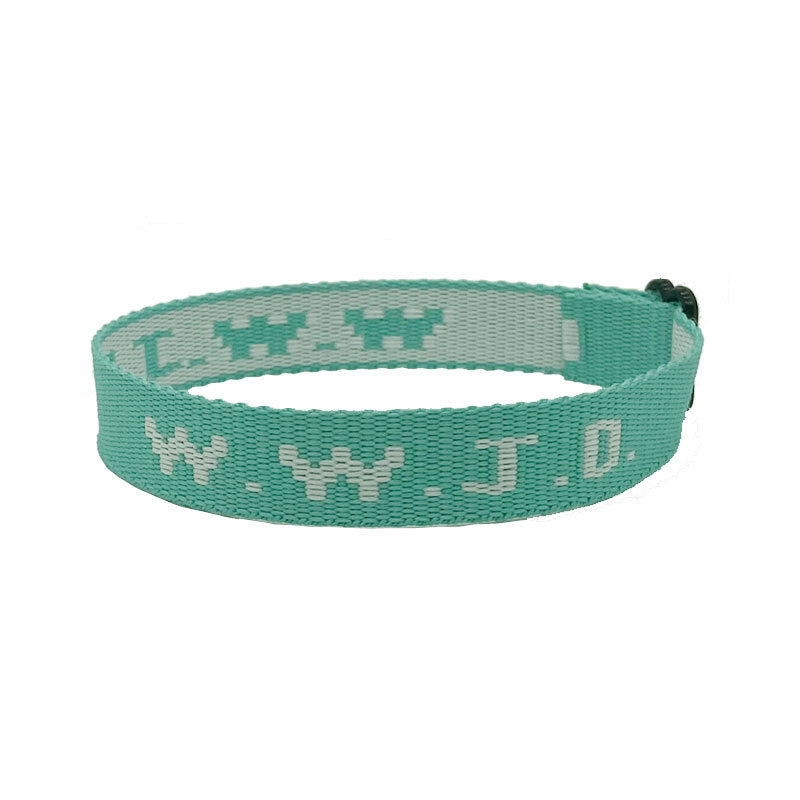 Jacquard Printing Wristband Unisex Wrist Strap For Bracelets