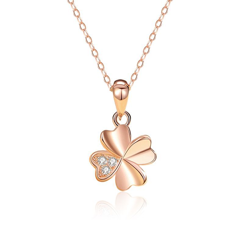 Women's Argent Pur Clover Pure Sier Collarbone Pendants