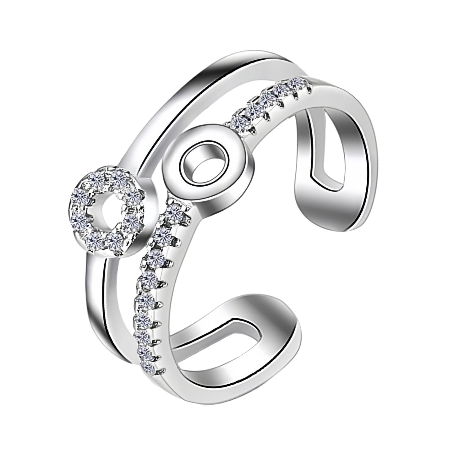 Elegant Decompression Cord For Braiding Open Niche Design Fashion Personalized Ring