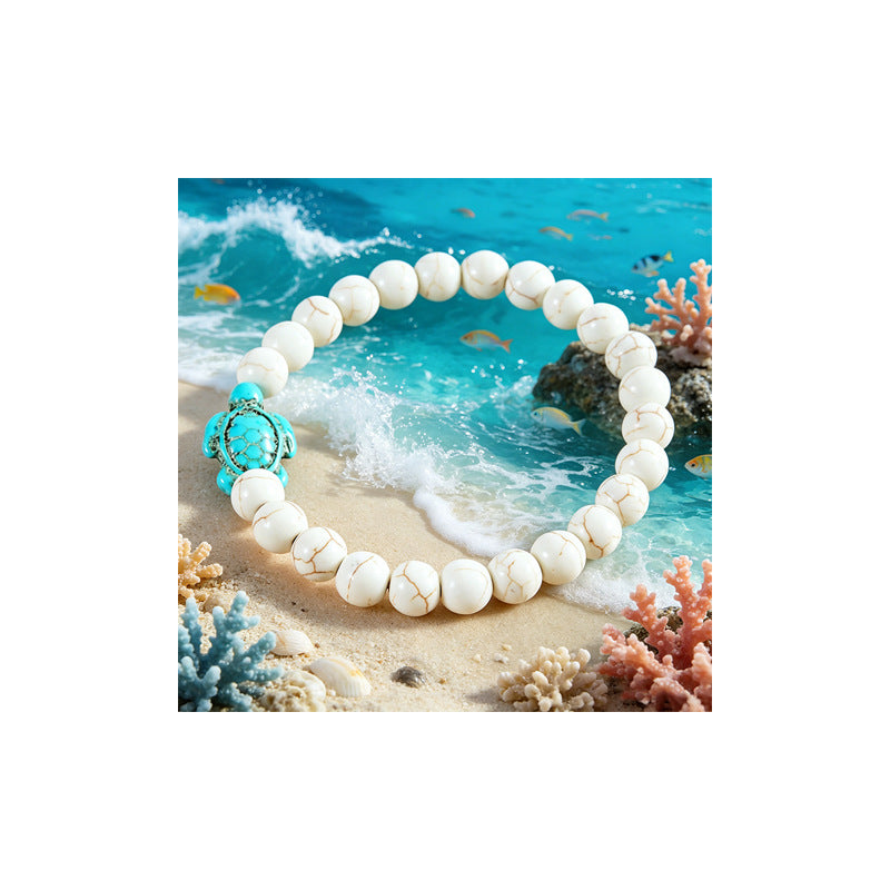 Sea Turtle Ocean Series Holiday Natural Shell Bracelet