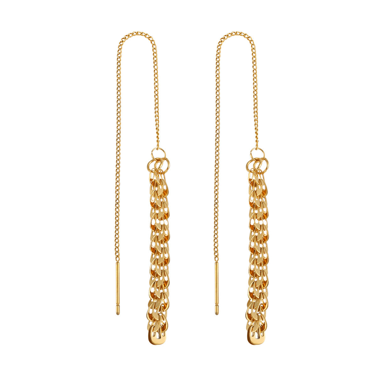 Women's Personalized Minority Woven Tassel Phoenix Tail High-grade Ear Line