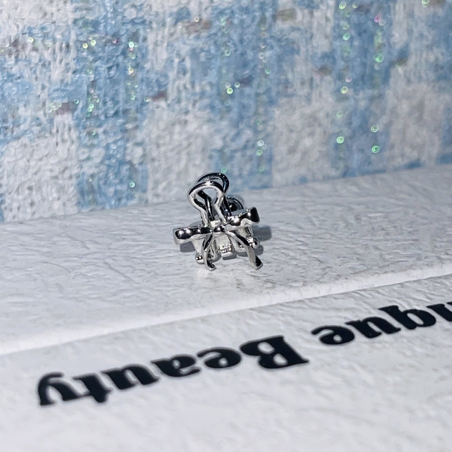 Clip Zircon Ear Bone Female Titanium Earrings