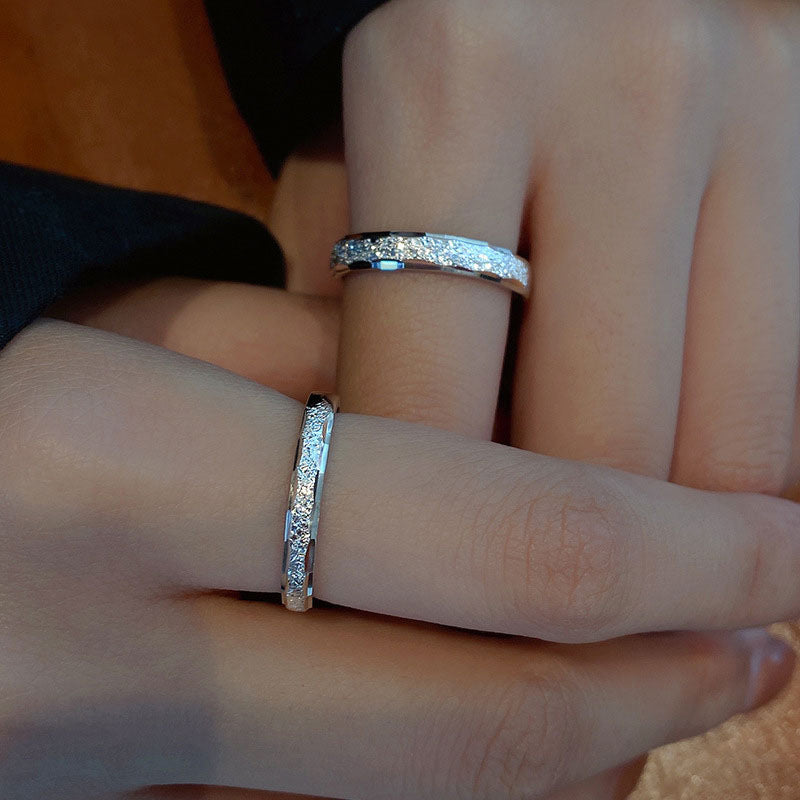 Star River Brilliant Couple Personality Starry Pair Ring