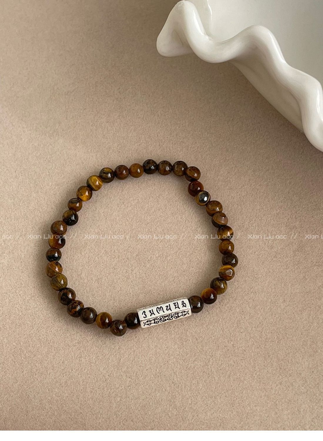 Women's Stone Beaded Cross Vintage Distressed Versatile Personality Bracelets