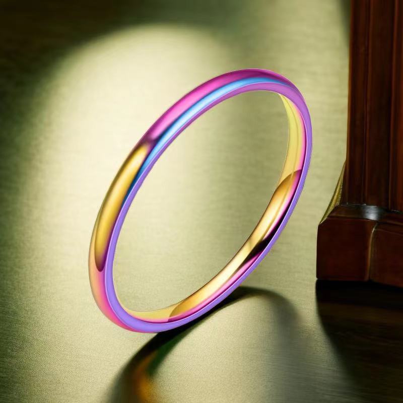 Women's French Style Niche Advanced Simple Glossy Ring