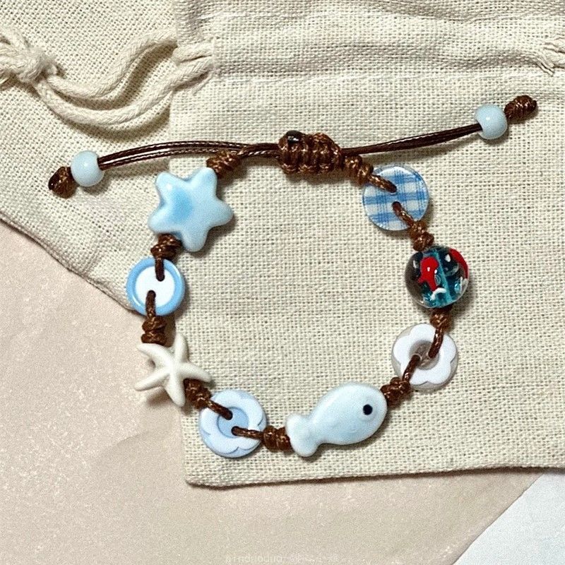 Apple Beaded Female Summer Dopamine Personality Bracelets