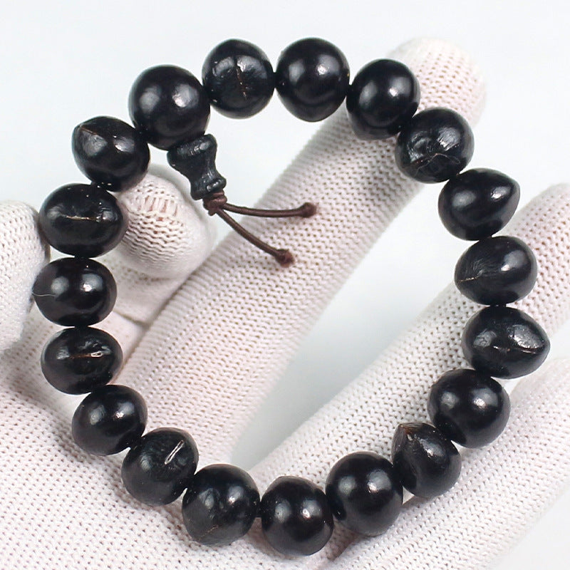 Women's & Men's Bodhi Wooden Ghost Sorrow Buddha Beads Rosary Bracelet